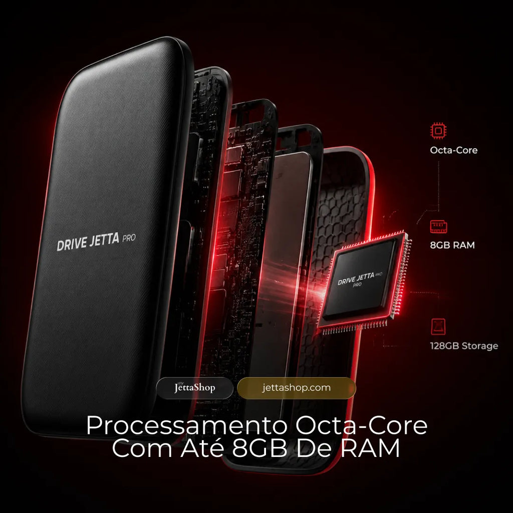 DriveJetta Pro™ — Android Completo com CarPlay e Streaming na Tela Original do Seu Carro [LANÇAMENTO 2026]