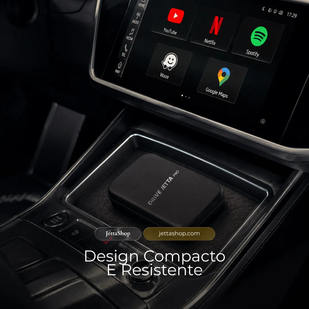 DriveJetta Pro™ — Android Completo com CarPlay e Streaming na Tela Original do Seu Carro [LANÇAMENTO 2026]