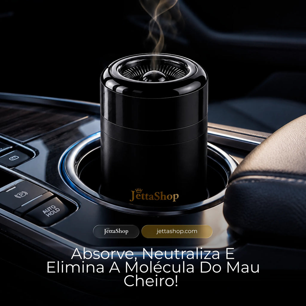 Jetta AromaDrive™ - Aromatizador Automotivo com Tecnologia OdorBreak™ e Cobertura 360° por até 4 Meses [PROMOÇÃO LIMITADA]