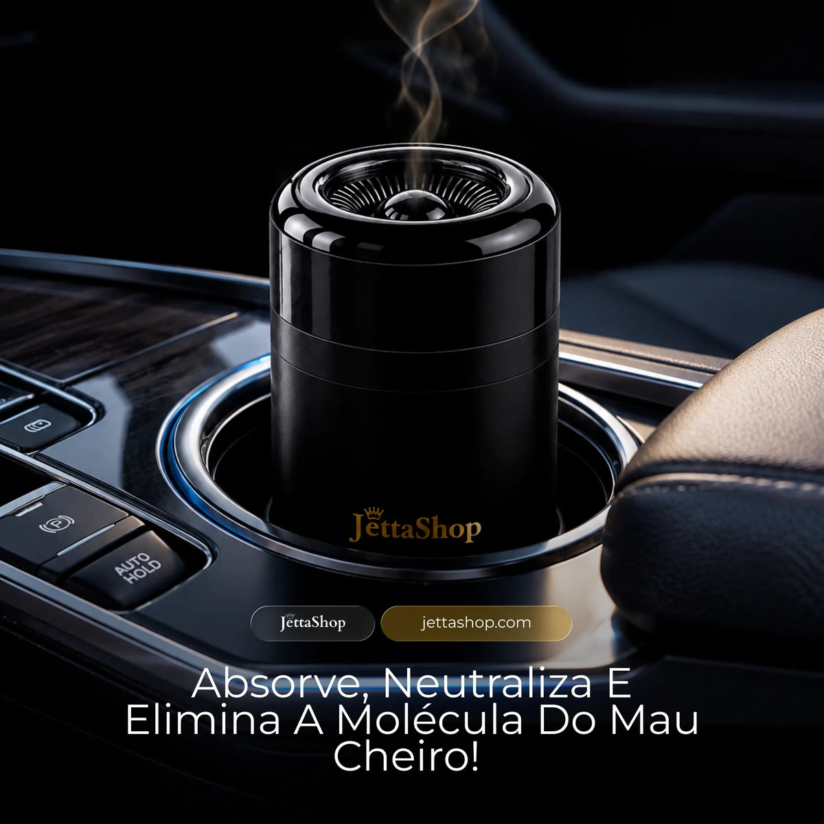 Jetta AromaDrive™ - Aromatizador Automotivo com Tecnologia OdorBreak™ e Cobertura 360° por até 4 Meses [PROMOÇÃO LIMITADA]