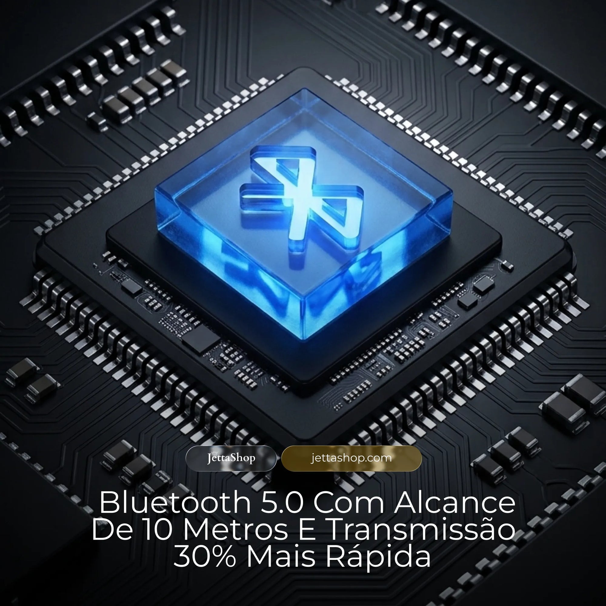 Jetta AirLink™ - Adaptador CarPlay e Android Auto Sem Fio 2 em 1 com Bluetooth 5.0 e Conexão Automática [PROMOÇÃO LIMITADA]