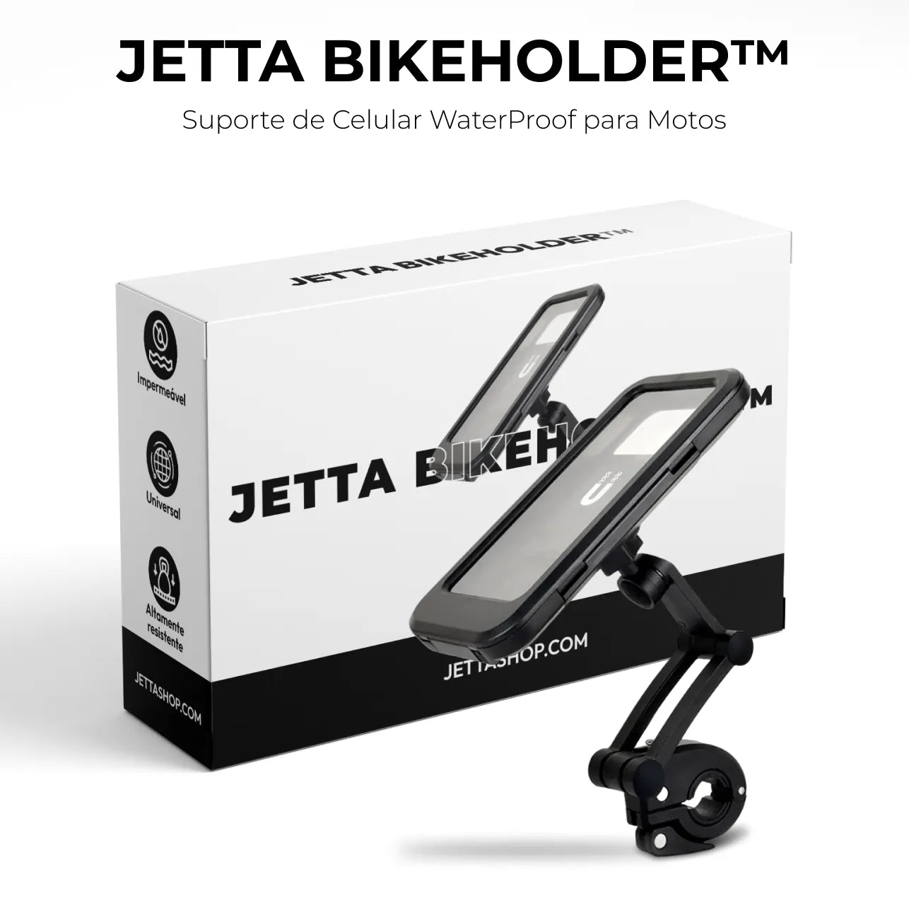 Suporte de Celular WaterProof para Motos - Jetta BikeHolder™ (ESTOQUE LIMITADO)