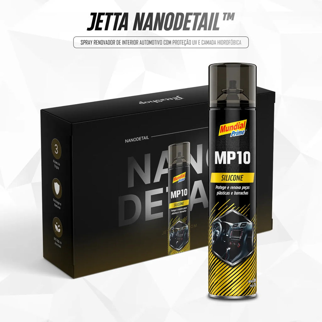 Jetta NanoDetail™ - Spray Renovador de Interior Automotivo com Proteção UV e Camada Hidrofóbica [ESTOQUE LIMITADO]