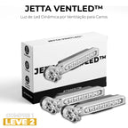 [PAGUE 1 LEVE 2] Luz de Led Dinâmica por Ventilação para Carros - Jetta VentLed™