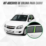 Kit Adesivos de Coluna para Carro – Brasil Edition™ Copa do Mundo 🇧🇷