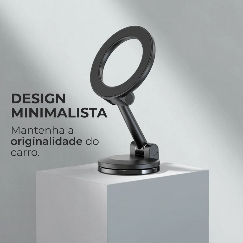 Suporte Automotivo de Celular Magnético - Hold360º™️ (BRINDE EXCLUSIVO + FRETE GRÁTIS)