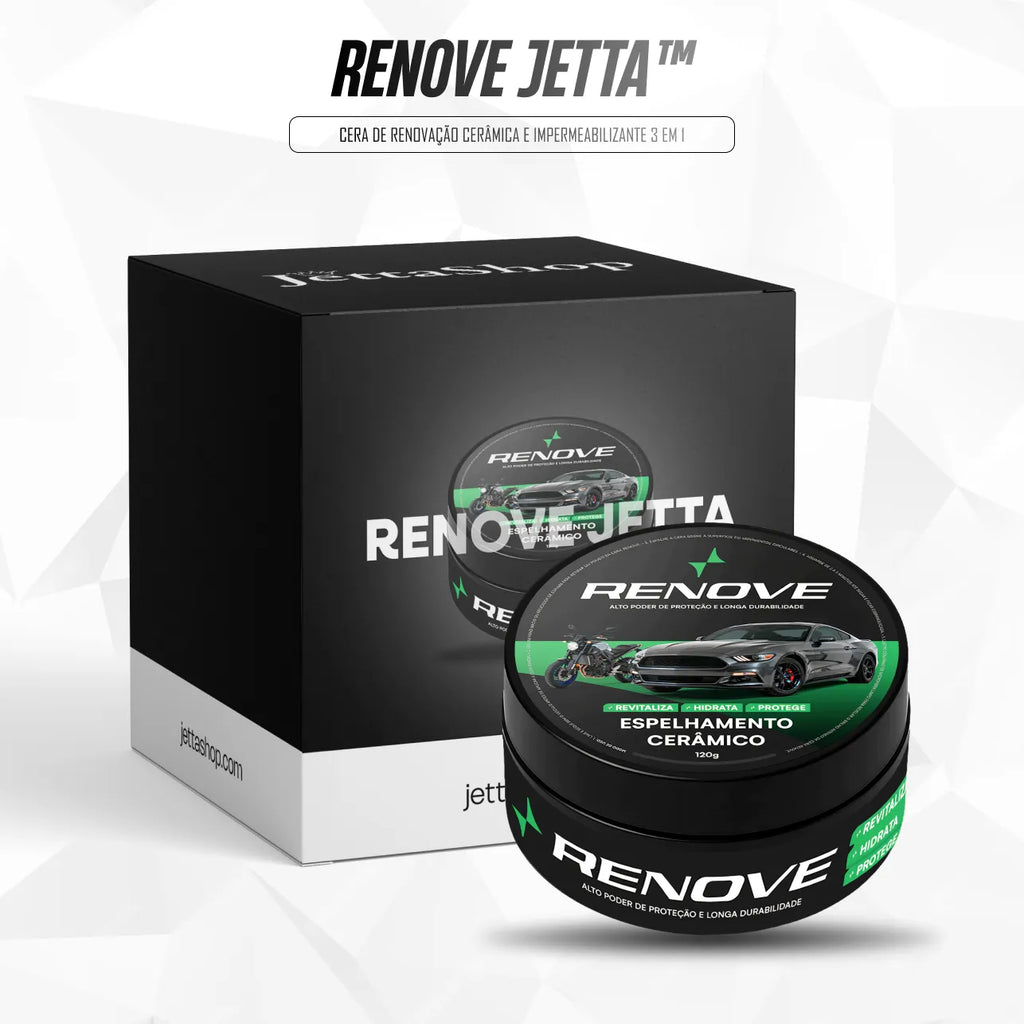 Cera de Renovação Cerâmica e Impermeabilizante 3 em 1 - Renove Jetta™ (ESTOQUE LIMITADO)