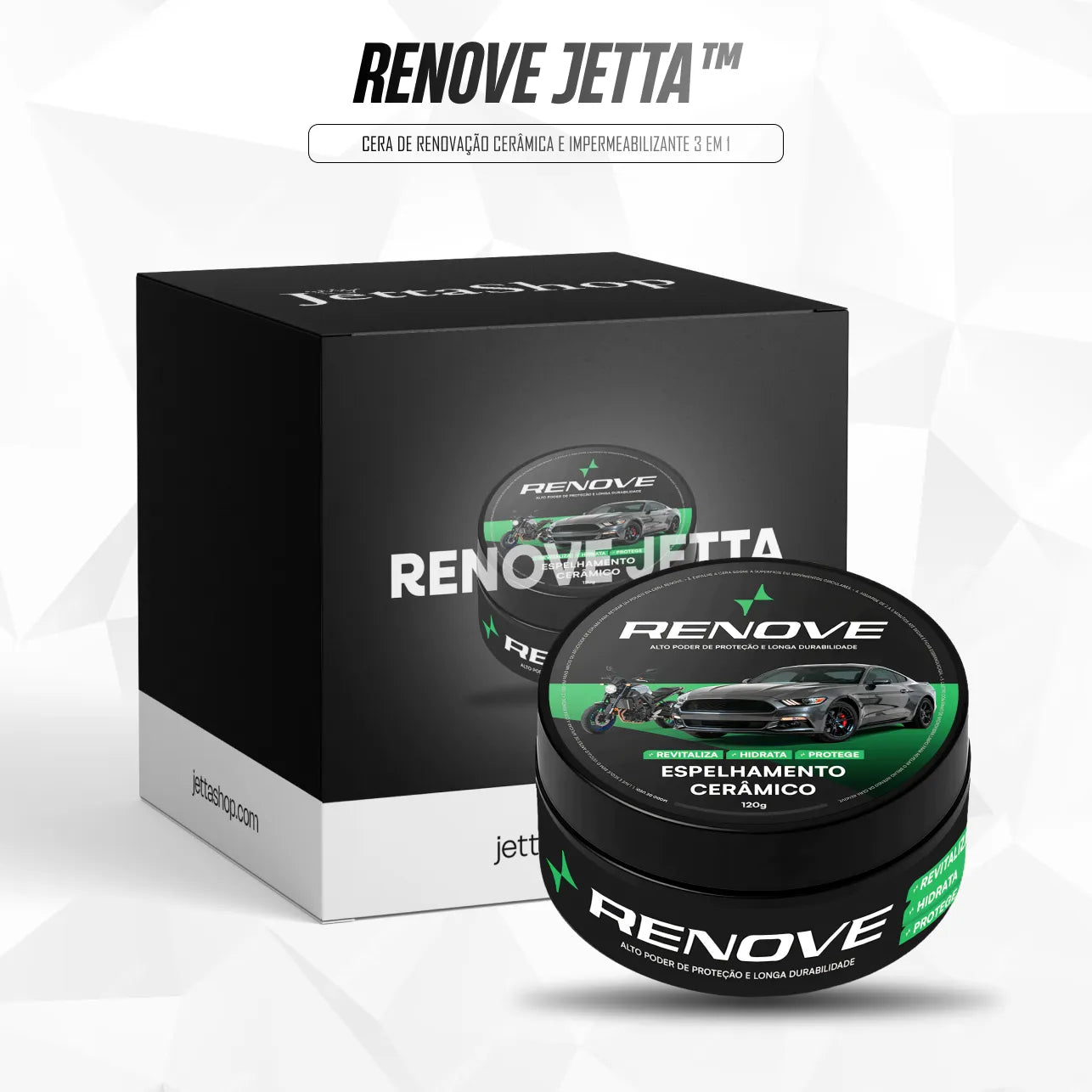 Cera de Renovação Cerâmica e Impermeabilizante 3 em 1 - Renove Jetta™ (ESTOQUE LIMITADO)