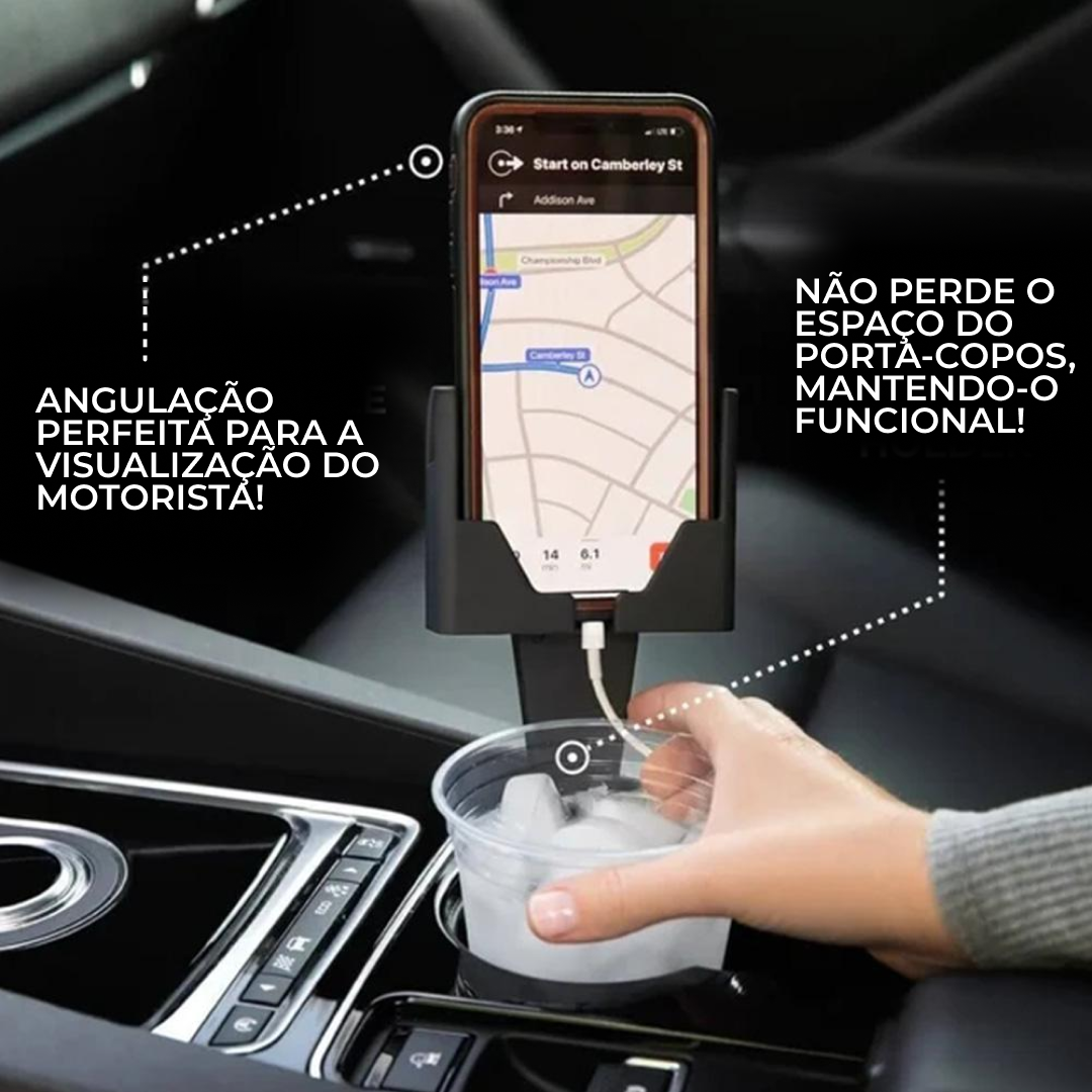 Cup Holder Jetta™ - Suporte 2 em 1 para celular [COMPRE 1 LEVE 2]