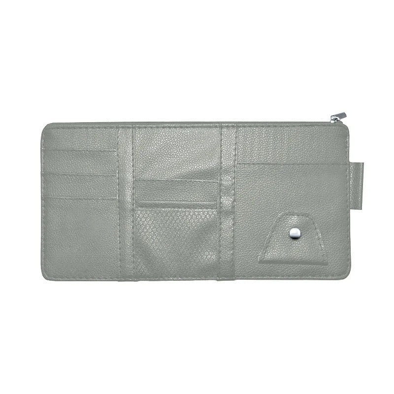 Organizador de Tapa Sol em Couro Automotivo Personalizado - Jetta SunShade™ (ESPECIAL PRÉ BLACK FRIDAY)